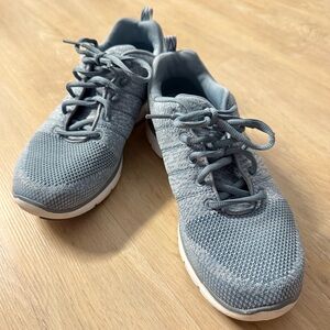 Skechers Women's Memory Foam Blue-Gray Athletic Sneakers - 9.5